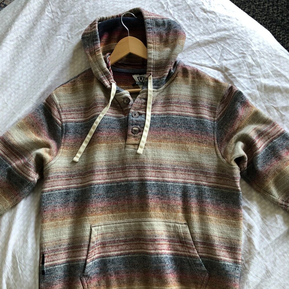 Vissla Surfer Popover Hoodie (Mens Large)